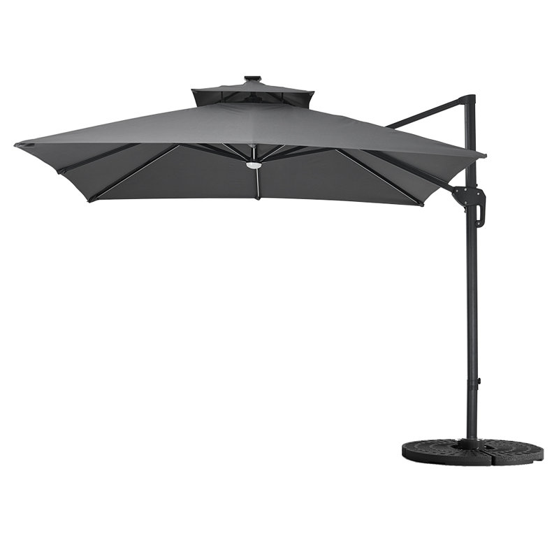 Arale 250cm Lighted Cantilever Parasol
