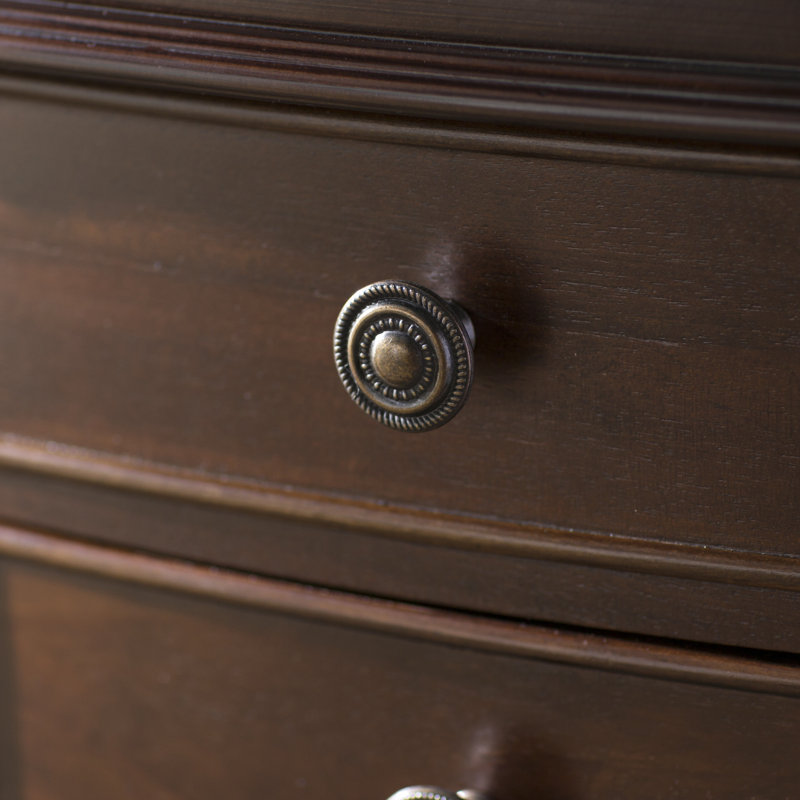 Armoire pour bijoux avec miroir Aitkin, Brun