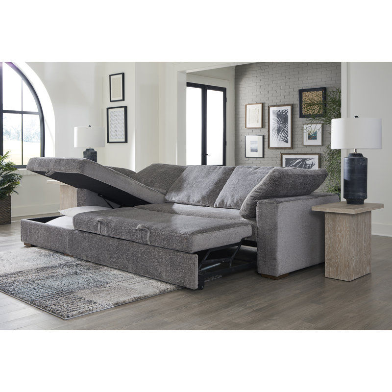 Drift Sectional Sleeper Facing Chaise, Left Hand Facing