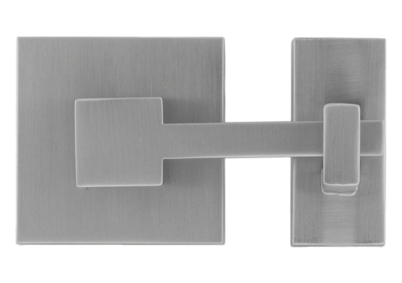 Rhombus Square Latch, Satin Nickel