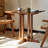 Nut-brown Rectangular Solid Wood Dining table