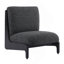 Chaise d'appoint Living Moda noire avec structure en bois massif, ensemble de 2-1626517021