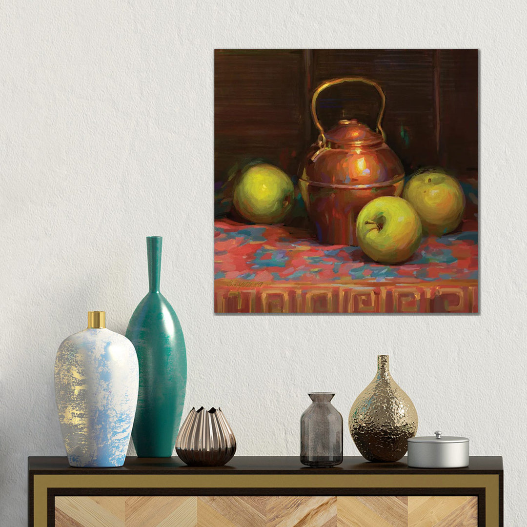 Äpfel von Svetlana Zyuzina - Giclée auf Leinwand ohne Rahmen