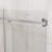 48" W X 72" H Sliding Glass Shower Door, Finish, 1/4" (6mm) Tempered Glass, Easy - Clean, Adjustable Width 44 48 In, Splash Proof Threshold, Silent Pulleys, Parts, Smooth Sliding, Coating, Waterproof