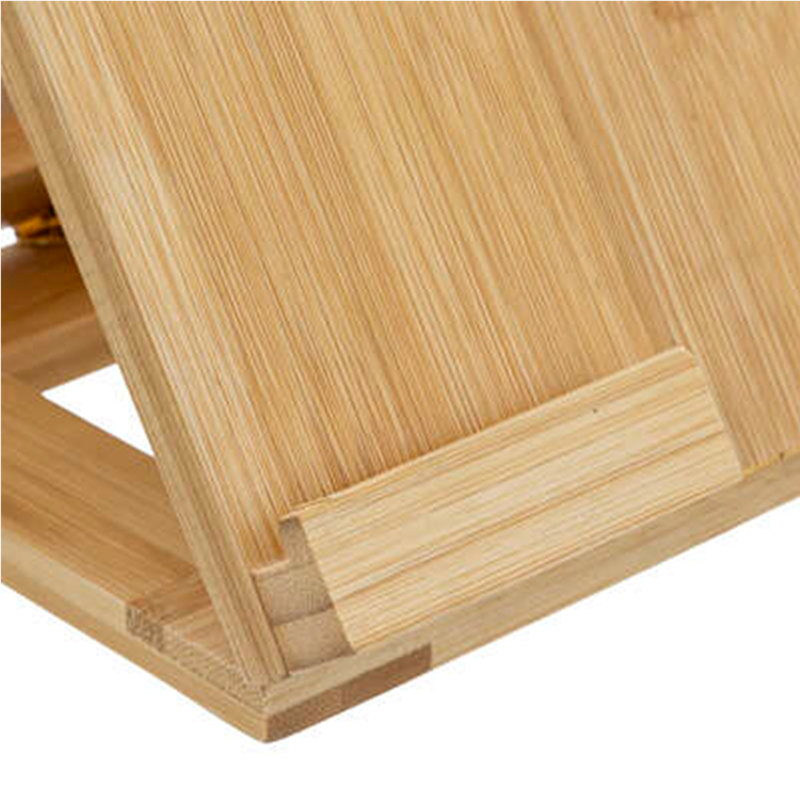 Bamboo Rectangle Cookbook Stand