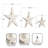 Decorative Three-Piece Wooden Stars-112558568