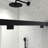 6076 Inch Double Sliding Matte Black Shower Door - 8Mm Tempered Glass, Nano Cleaning, Adjustable , -Proof Defence Treatment