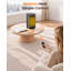 Portable PTC Space Heater,Touch & Remote Control, 75° Oscillation, ECO Mode, Overheat & Tip-Over Protection for Home Office