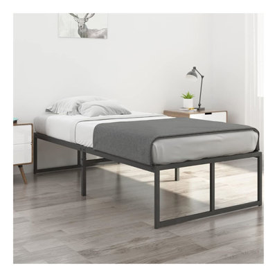 Metal Bed Frame Twin XL Size - 16 Inch Heavy-Duty Queen Platform Bed Frame No Box Spring Needed, Easy Assembly, Noise-Free, Sturdy Mattress Foundation, Underbed Storage Space