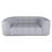 Melange Tufted Curved Sofa