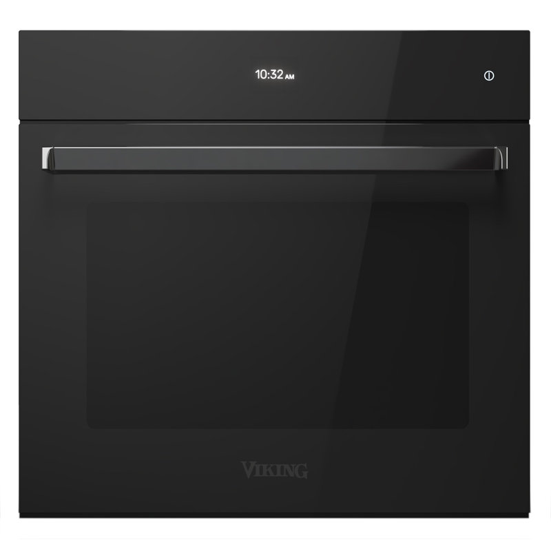 30"W. Single Electric Oven, Black Glass