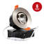 Spot encastré DEL 3 po 5CCT à cardan, IRC 90+, orientable et dimmable, avec boîte de jonction, étanche à l'air et conforme aux normes IC, finition nickel satiné-105374199