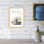 «Ebony Horizon Triptych III» par Jennifer Goldberger - impression encadrée sur papier-1293360646-1293360667