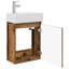 Single Bathroom Vanity with Ceramic Basin-1345671173
