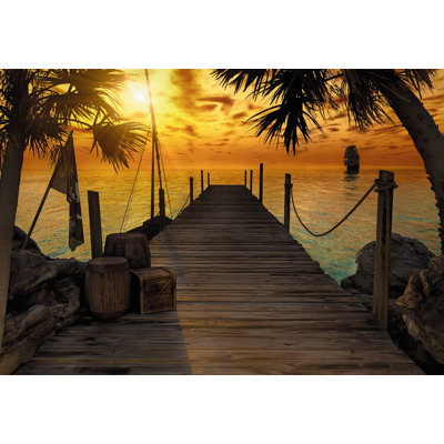 Borjanka Treasure Island 2.54m L x 183cm W Wallpaper
