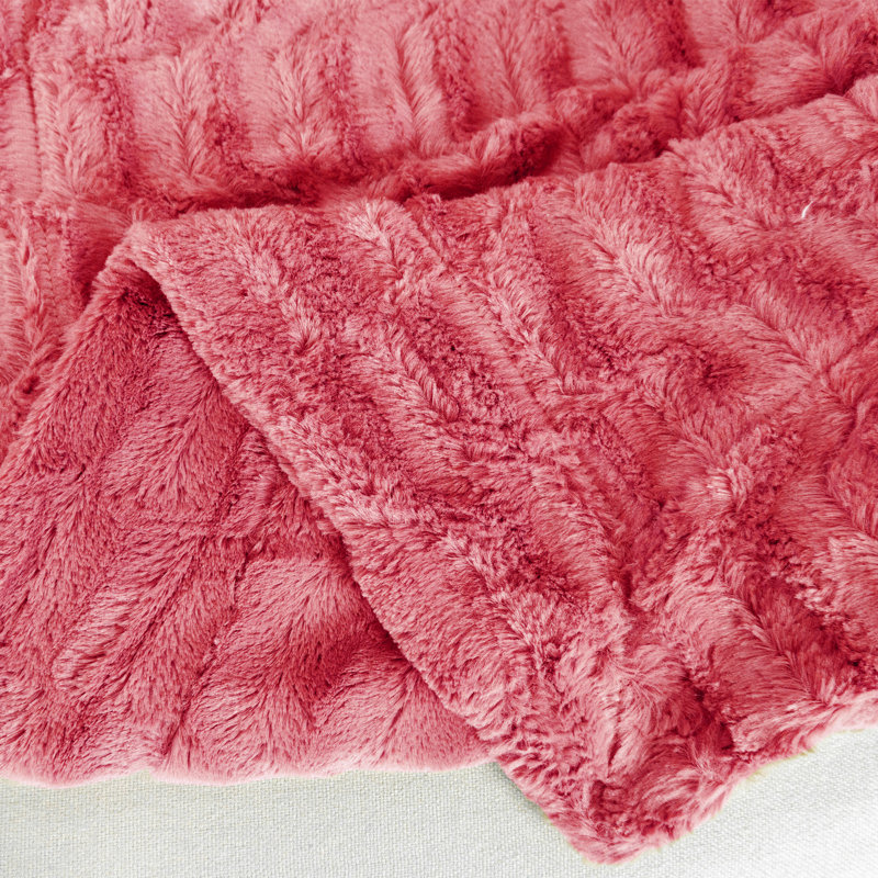 Throw Blanket, Spice Coral