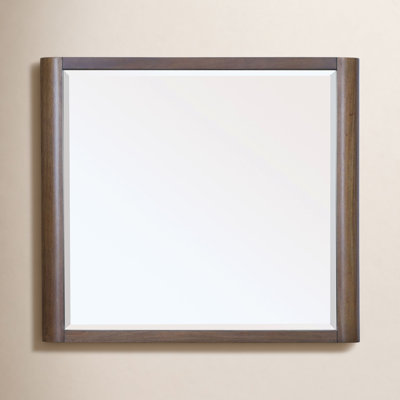 Marica 40" Walnut Accent Mirror