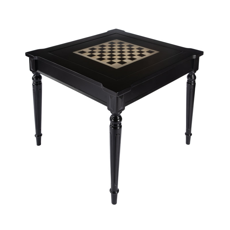 Vincent Multi-Game Card Table, Black