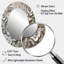 White Roses In Bloom - Grand miroir mural ovale sur métal-310788396