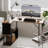 Industrial L-Shaped Desk with Storage Shelves,48 Inch Corner Computer Gaming Desk PC Laptop Study Table Workstation Wtiting Desk with Bookshelf for Home Office Small Space,Brown