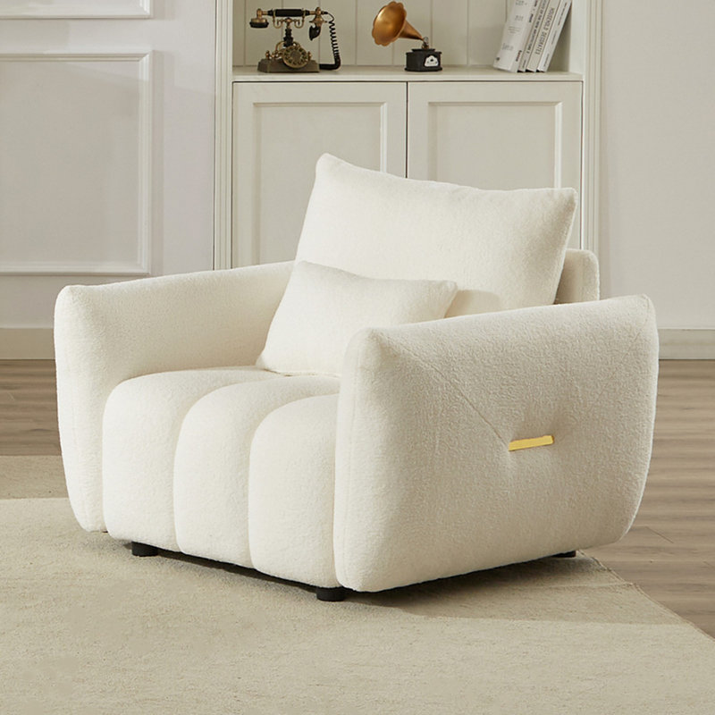 Canapé moderne, canapé de salon, canapé d'appartement, 1, Beige