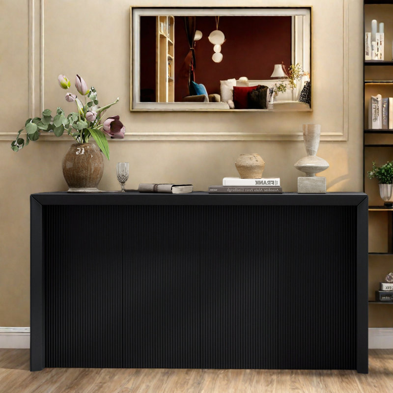 Dajonae 59.7'' Console Table, Black