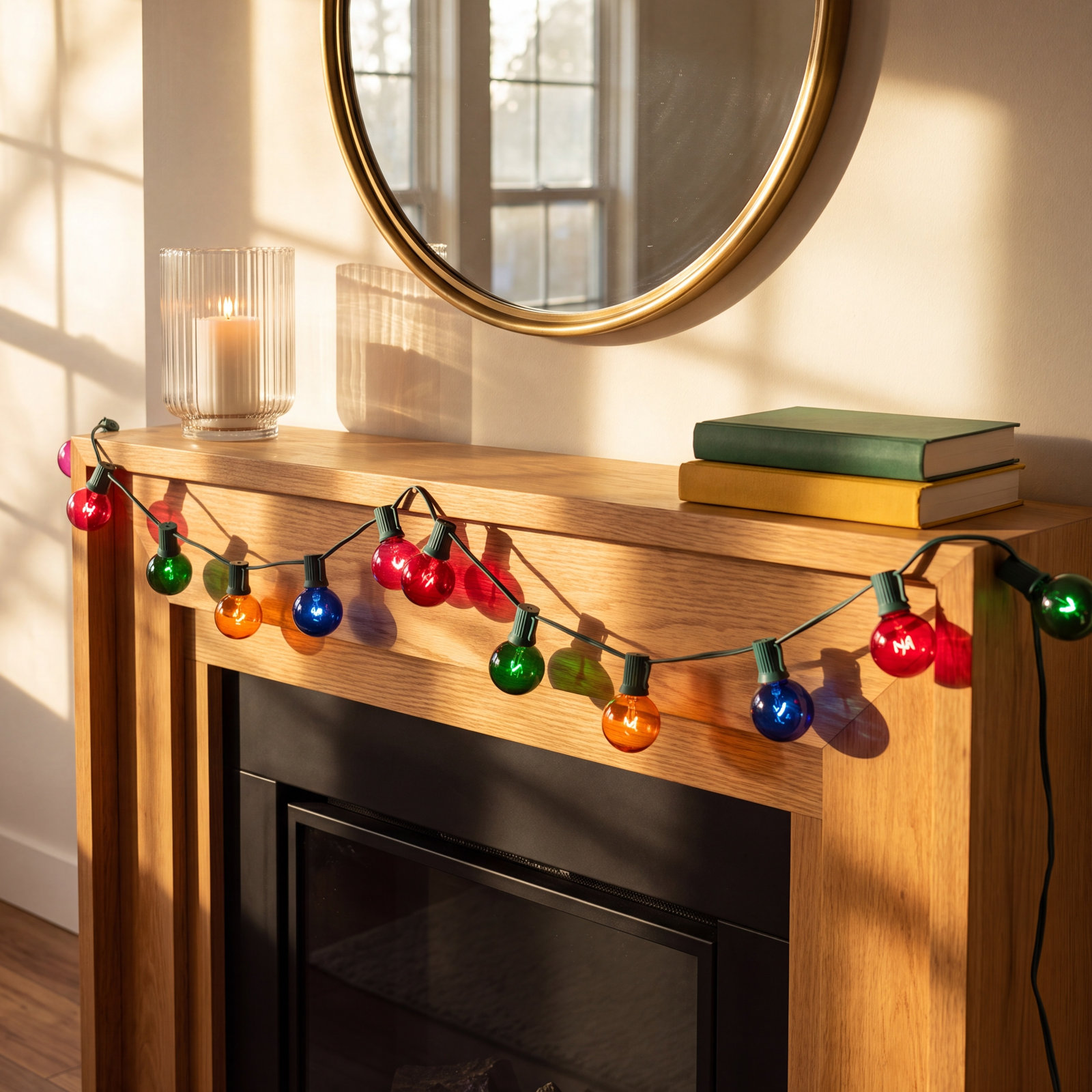 25' Steady Globe String Lights