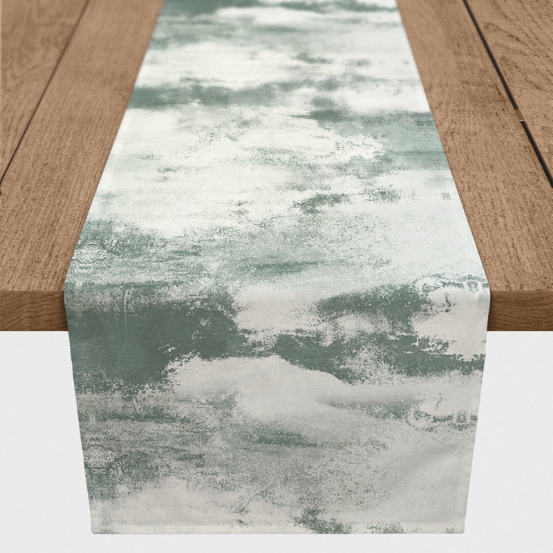 Chemin de table Askey, 90 po x 16 po, Vert