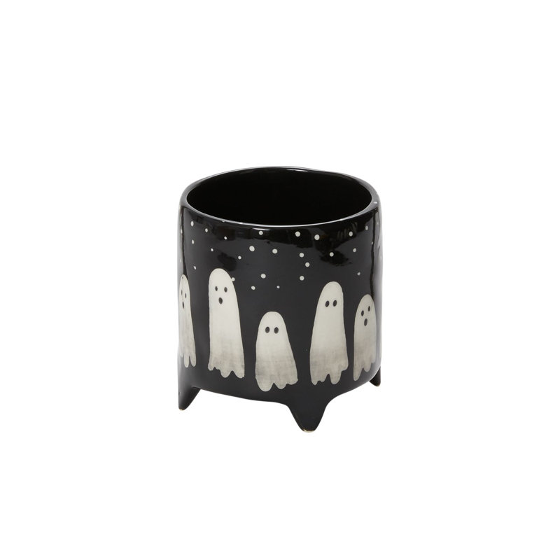 Jhoan Ceramic Pot Planter, 5.5'' H x 5.5'' W x 5.5'' W