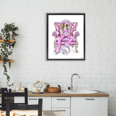 Cadre flottant féminin Cowgirl Glam, design par Ziwei Li
