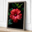 Glowing Hibiscus Botanical - Wrapped Canvas-72729093-72729339
