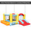 Jeu gonflable 12 'x 6' avec glissade