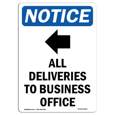 All Deliveries to Sign
