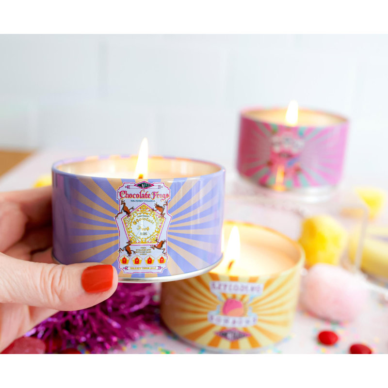 Honeydukes Scented Designer Candle with Metal Holder