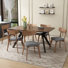 Quentarius Upholstered Dining Set With Rubberwood Frame