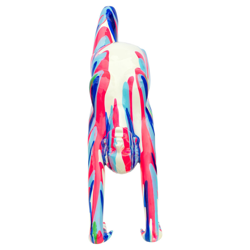 Wilcox Statue, Blue/White/Pink