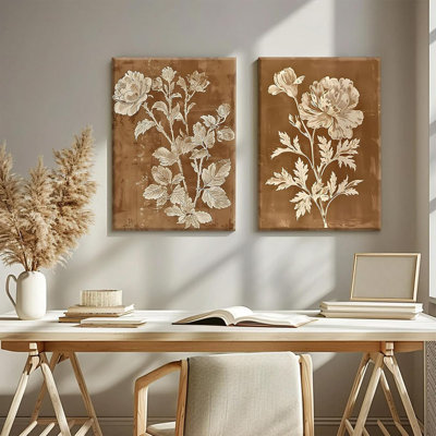 2 Piece Wrapped Canvas Print