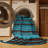 Machine Washable Horizontal Stripes Brown Area Rug-951114530