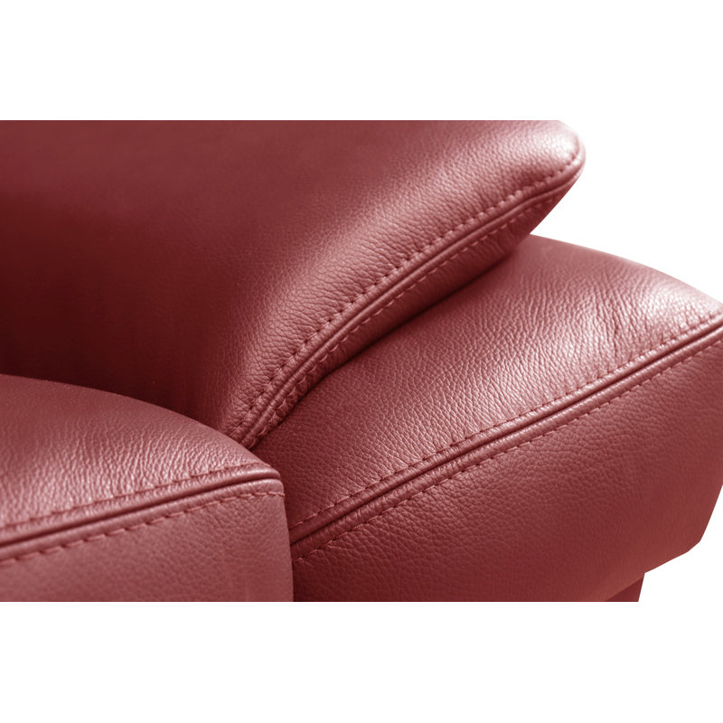 4 Seater Sectional, Left Hand Facing, Red