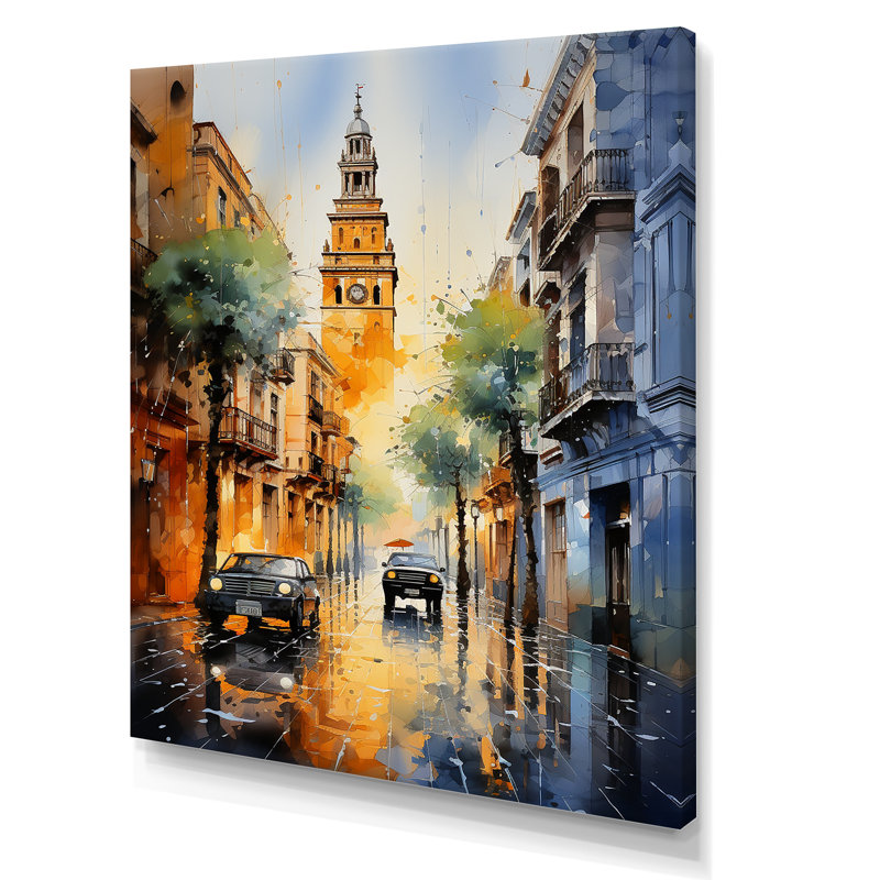 Reproduction d'art sur toile, Giralda II, Espagne, H 20 po x l 12 po x P 1 po, Toile tendue