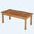 70" Farmhouse Computer Desk With Legs, Executive Desk With Thickened Frame
