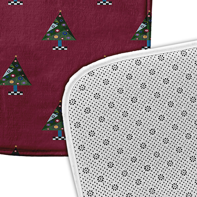 Napperon Crazy Christmas, Marron