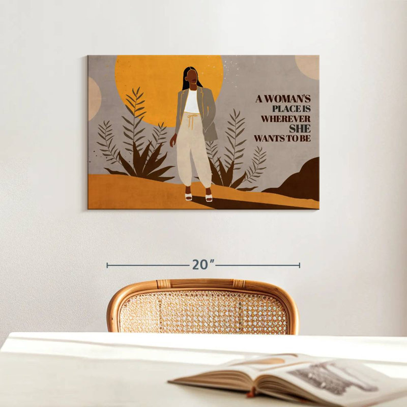 A Woman's Place I, H 16 po x l 24 po