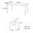 Nordic-style rectangular dining table-1872304880