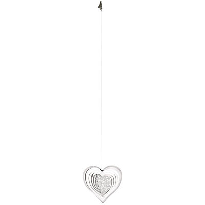 Figurine suspendue cœur chatoyant