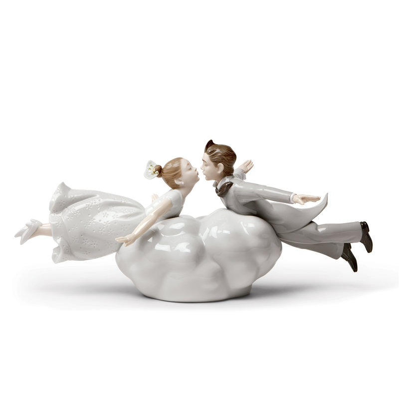 Figurine de mariage dans les airs