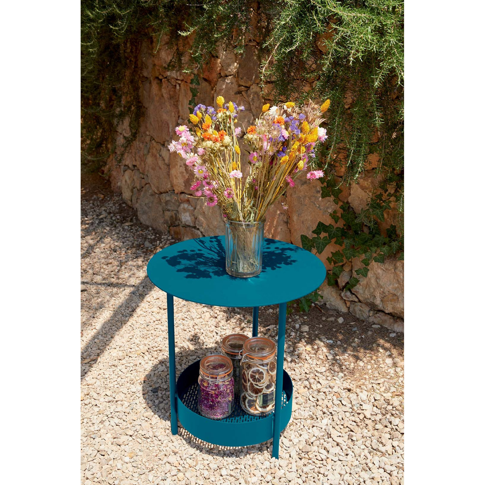 Salsa 20'' Outdoor Side Table, Acapulco Blue