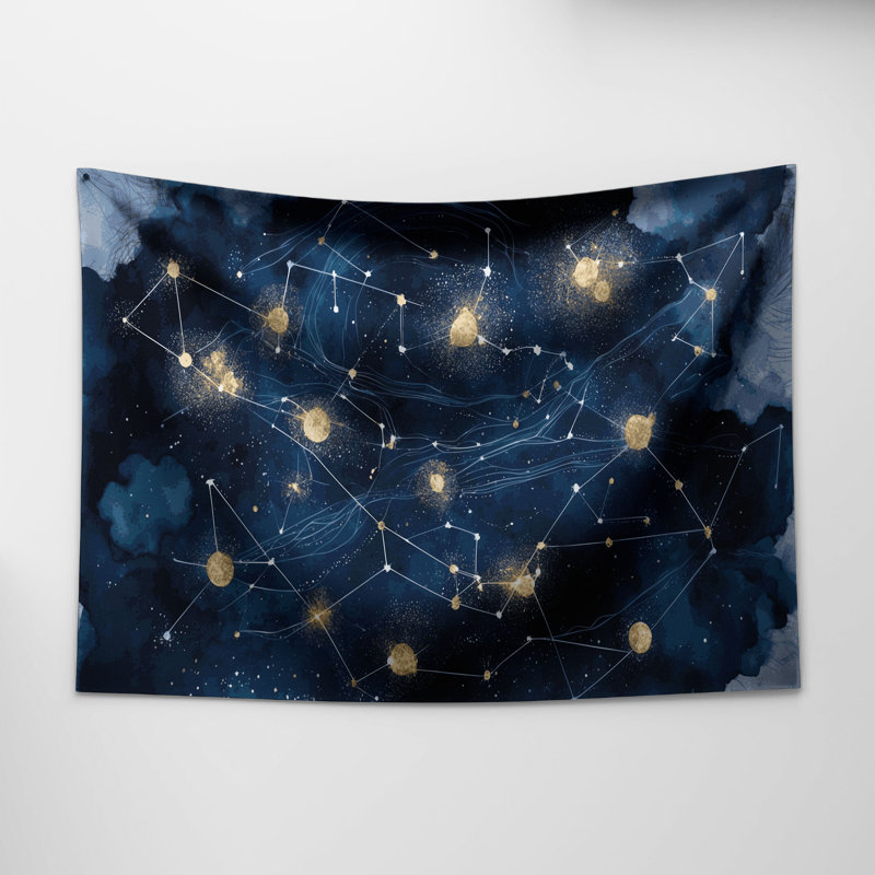 Tapisserie murale «Space Constellation», 88 po x 104 po