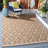 Arneshia Striped Navy/Gray Indoor/Outdoor Area Rug-1127316087