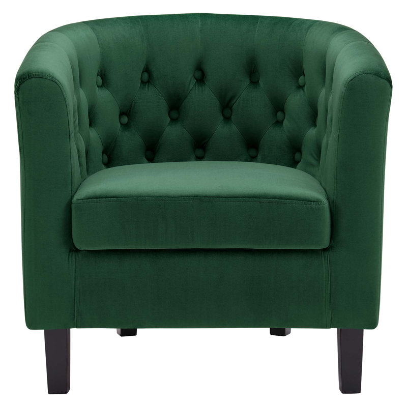 Modway Prospect Upholstered Armchair, Emerald
